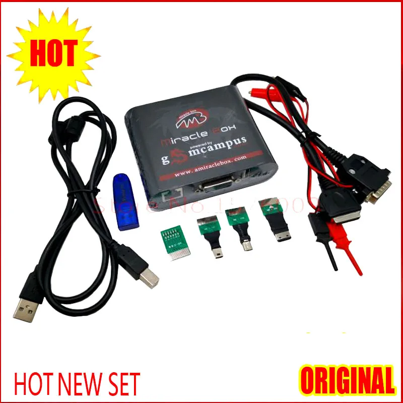 Новый Miracle Box с ключом Key Dongle + кабель UMF для полной загрузки китайских мобильных