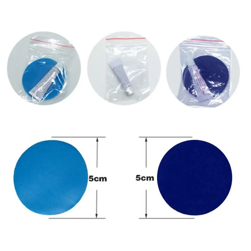 

3PCS/Set PVC Repair Patch Glue Kit High-quality Waterproof Repair Kit for Inflatable Boat Swimming Ring
