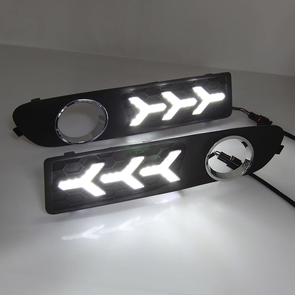 СВЕТОДИОДНЫЙ DRL Вождения LED противотуманная фара для грузовика Volvo S80 2006 2007 2008 2009