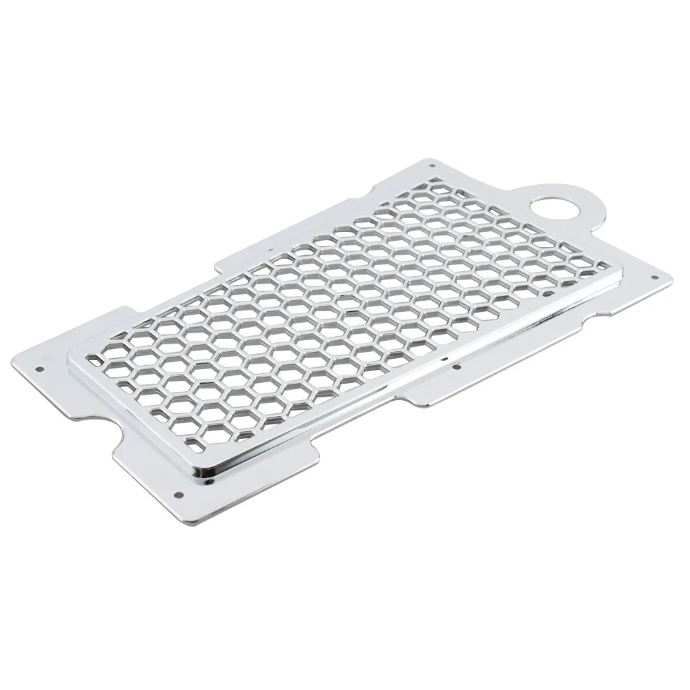 

Silver Radiator Guard Grille Cover Honeycomb Style Mesh For Harley Softail 2018-Up Motorcycle Accessories