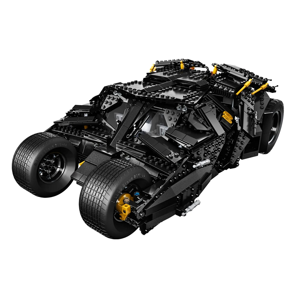 AIBOULLY 7111 строительные блоки Супер Герои Бэтмен колесница Бэтмобиль tumbler летучая мышь Джокер мини кирпичи Bringuedos 76023