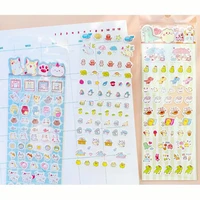 1 sheet kawaii animals cat bear sheep mini decorative sticker for nails for diary notebook