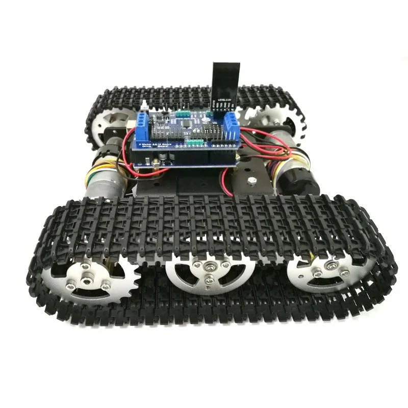 WiFi Control Smart Tank Car Chassis Crawler Tracked Robot Competition for Arduino Motor Drive DIY RC Tank Chassi for DIY enlarge