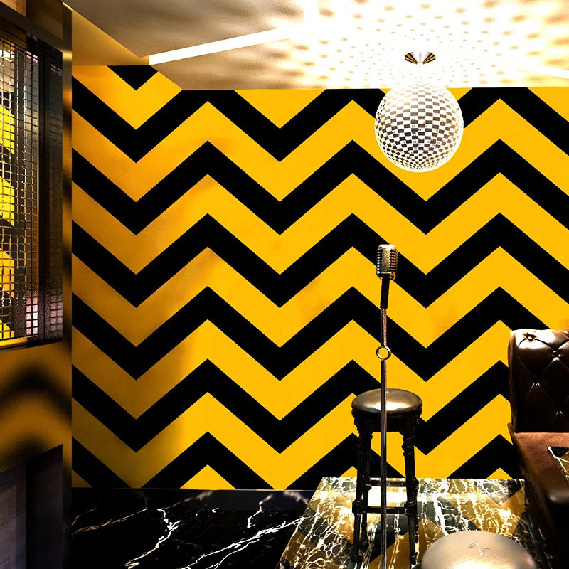 Современные модные 3d обои водонепроницаемые ПВХ Волнистые геометрические для