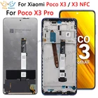 Дисплей 6,67 дюйма для Xiaomi Poco X3, ЖК-дисплей с сенсорным экраном, дигитайзер в сборе, Замена для Xiaomi POCO X3, ЖК-дисплей M2007J20CG, M2007J20CT