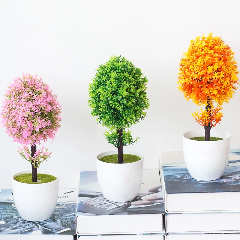 29 см искусственная клумба растения бонсай маленький горшок для дерева