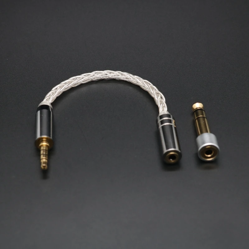 Ceny IvipQ 8-core Sterling Silver Kabel Adapter 4.4mm Do 2.5mm/ 3.5mm Wyważone Kobiet Dla ZSX C12 ZSN V90 BA5ZS10 Pro Najtaniej IvipQ 8-core Sterling Silver Kabel Adapter 4.4mm Do 2.5mm/ 3.5mm Wyważone Kobiet Dla ZSX C12 ZSN V90 BA5ZS10 Pro