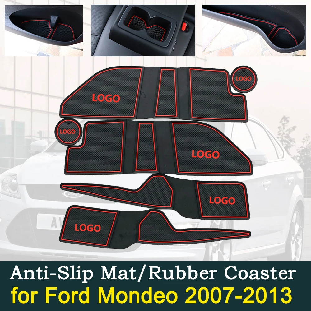 Противоскользящая подушка на дверную резиновую подушку для Ford Mondeo MK4 2007 ~ 2013 2008 2009