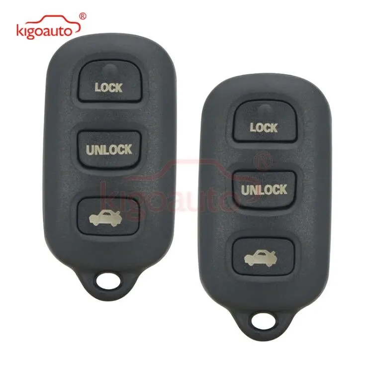 Kigoauto 2 шт. GQ43VT14T 3 кнопки 315 МГц для Toyota Camry Solara Corolla Sienna матрица брелок 1998 1999 2000 2001 2002