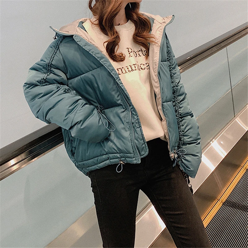 Женское Стеганое пальто с капюшоном белая стеганая куртка винтажное черное