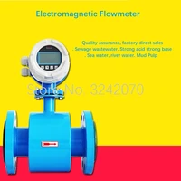 electromagnetic flowmeter liquid water digital display sensor split pipeline type sewage metering manufacturers warranty o