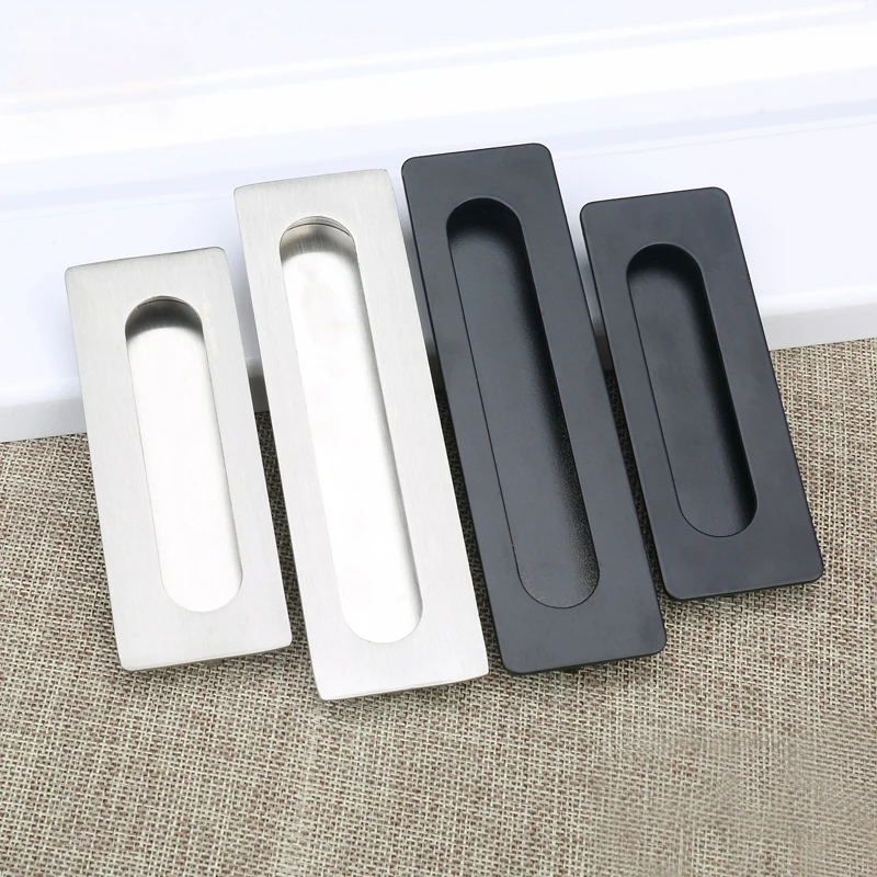 Современные встроенные ручки из цинкового сплава кухонный шкаф дверь шкафа ящик