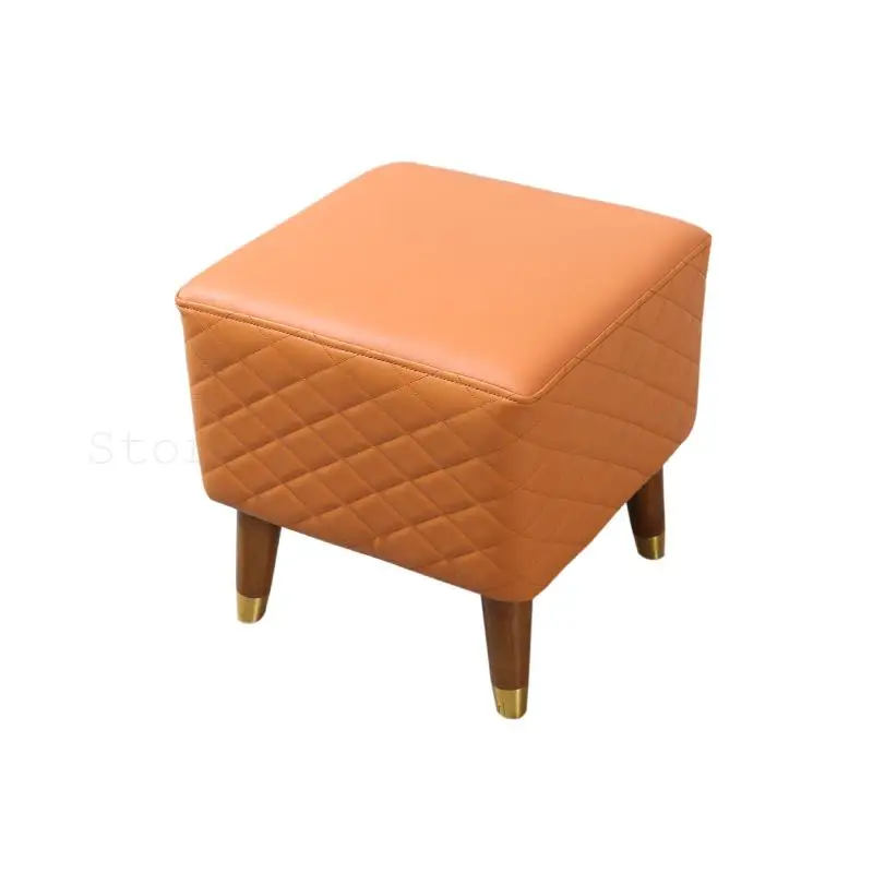 Светильник класса люкс домашний кожа пуф для ног журнальный столик гостиной стул