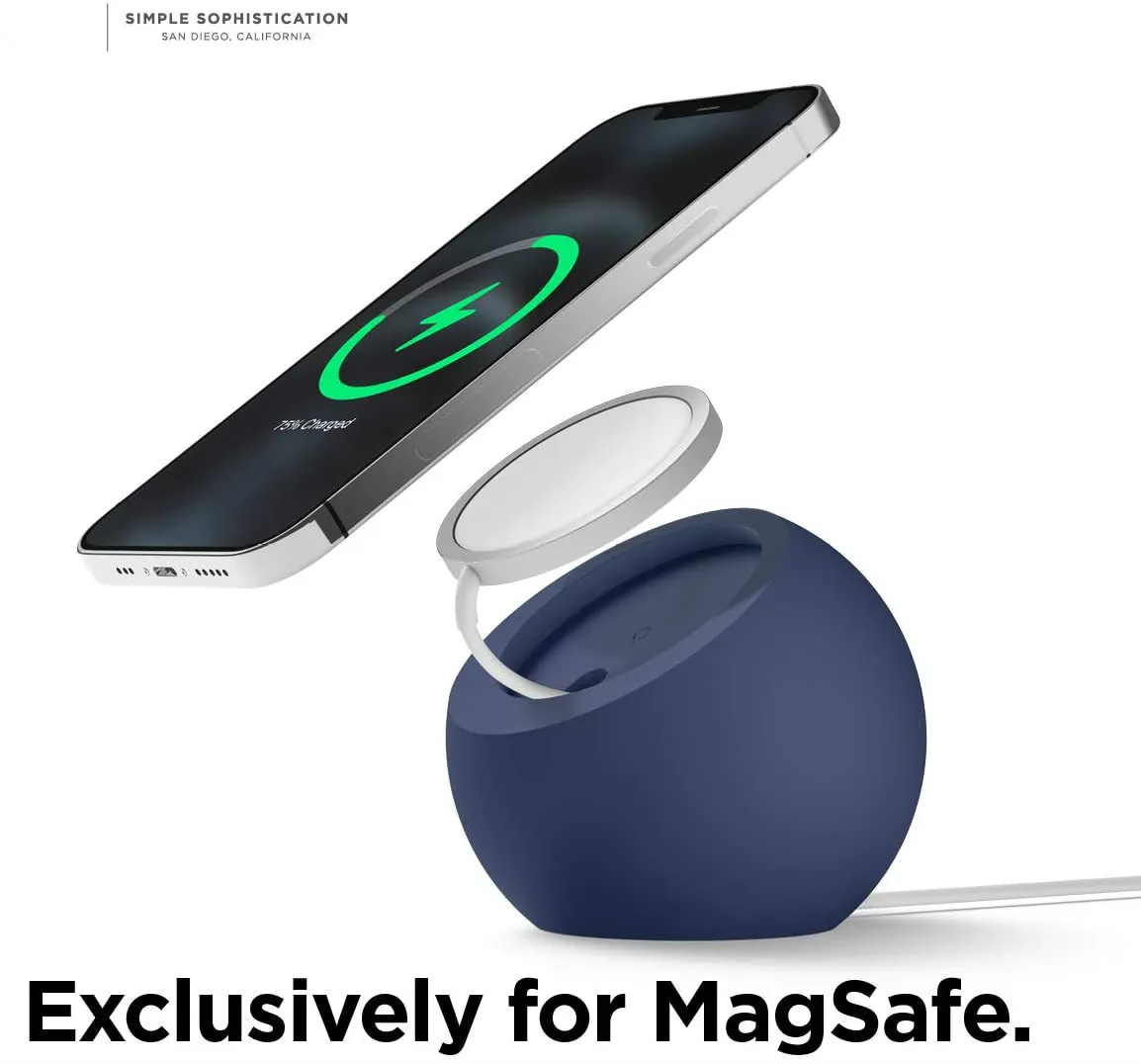 magsafe charger holder stand for iphone 12 pro max silicone mount desktop fast charging magnetic usb phone charger support free global shipping
