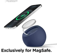 phone stand for magsafe charger silicone magnetic charging dock desk holder cradle for iphone 12 pro max mini