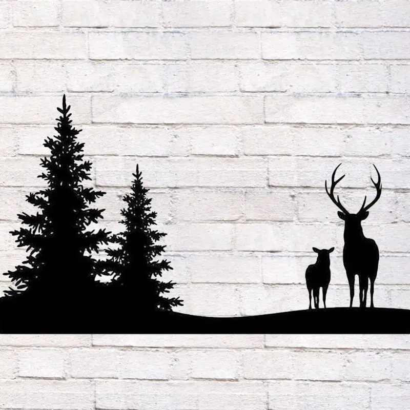 Лось олень лес углеродистая сталь высечка тиснение трафарет шаблон форма сделай