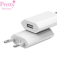 travel wall charge charger power adapter 5v 1a european eu plug one usb port ac euro charger for small mobile phone