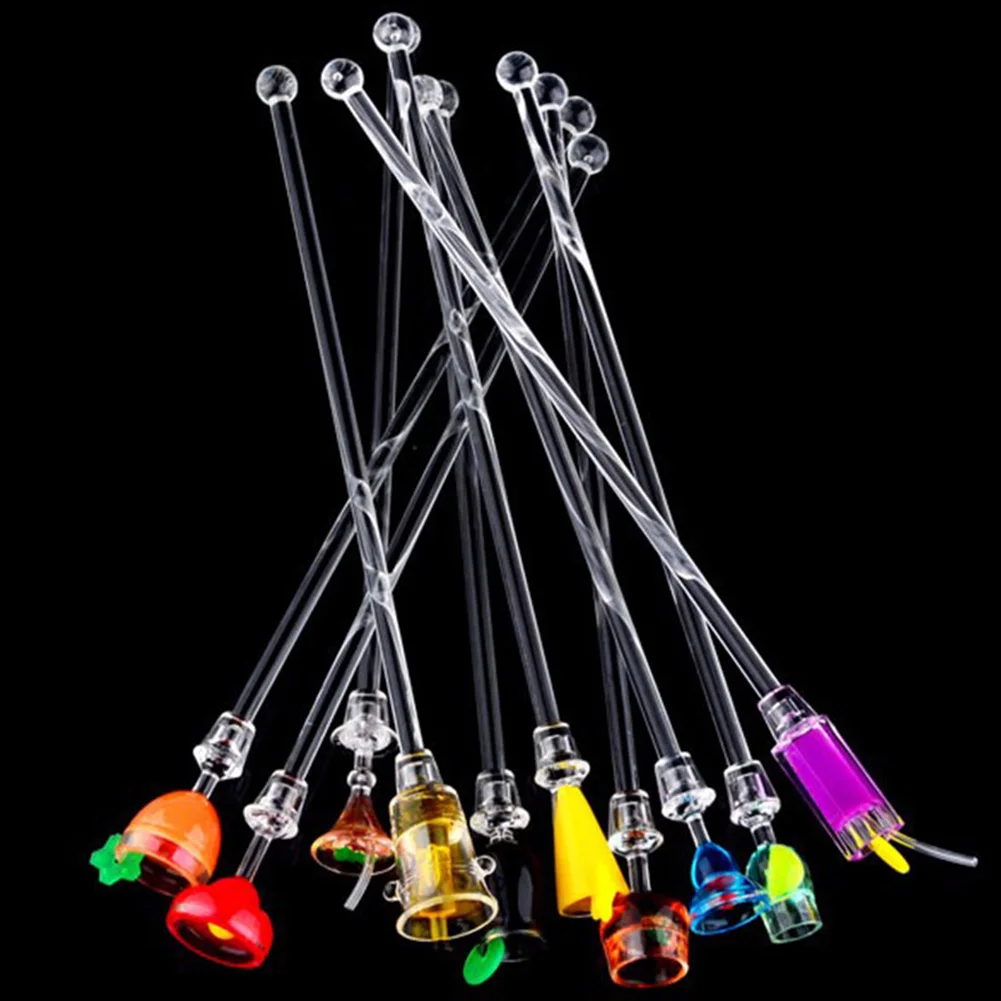 10 шт./компл. Винный Бар Инструмент Сок акриловые мешалки для перемешивания 23 см
