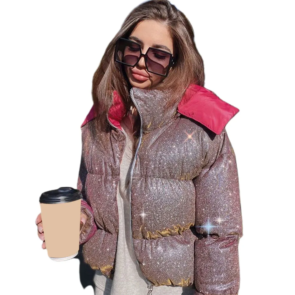 Съемная куртка с капюшоном в европейском и американском стиле стеганая съемная