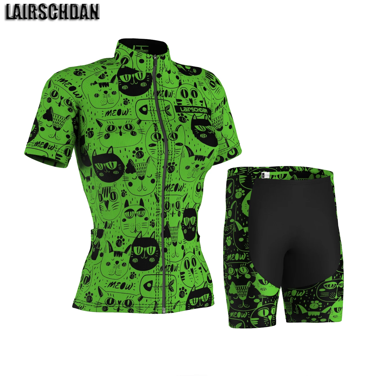 LairschDan 2022 зеленый профессиональный комплект одежды для велоспорта женские