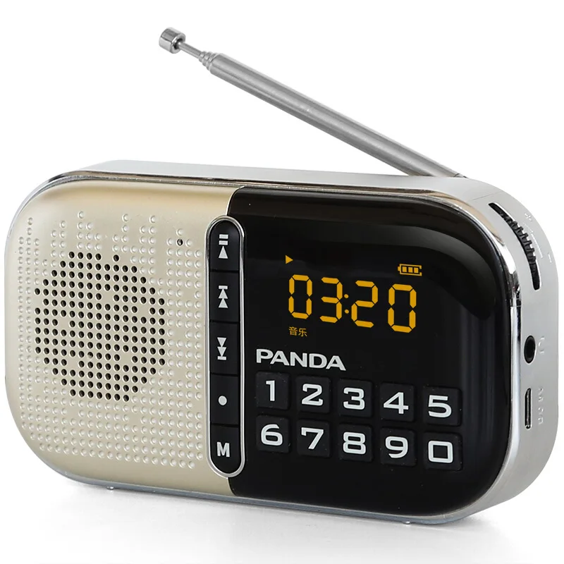 Новый мини FM радио для дома/улицы с антенной портативный MP3 музыкальный плеер