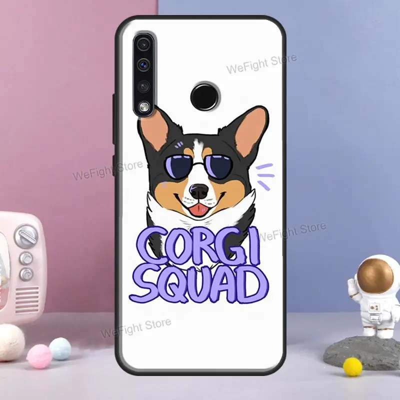 Чехол с мультяшным корги собакой для Honor 50 20 8S 8X 9X 9S Huawei P30 Lite P20 P40 Pro P Smart Z 2021 Nova 5T |