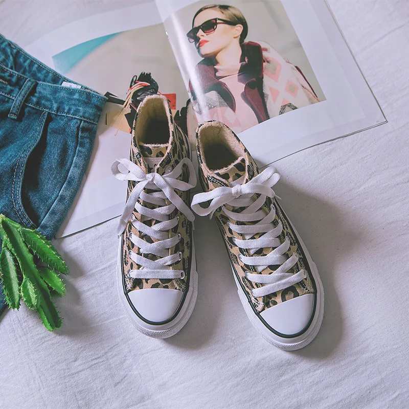 Женская Вулканизированная обувь Сезон осень зима Новинка Парусиновая