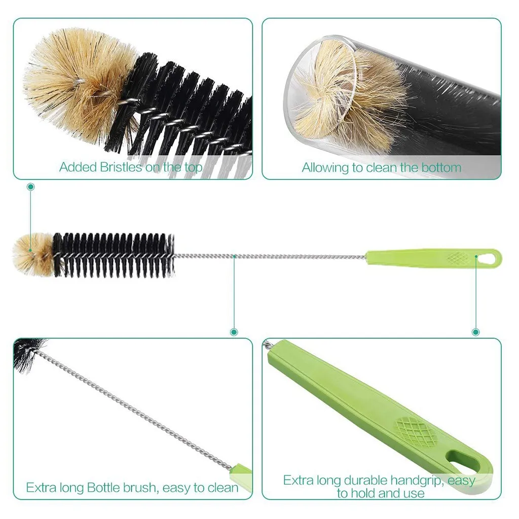 

Household Cleaning Brush Ultra Long Jug Brush Bottle Brush Washers For Narrow Bottle Beer Glass Bottle Brush Accessories 2021