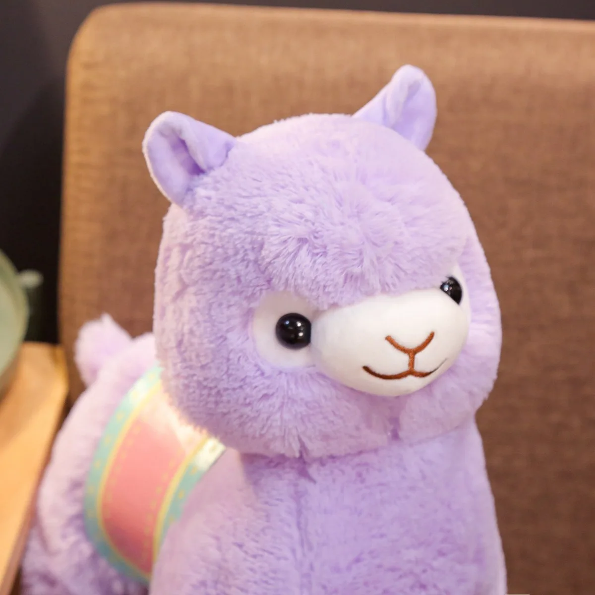 Hot New 1PC 35/50CM Cute Saddle Alpaca Plush Toys Soft Alpacasso Dolls Stuffed Animal Toy Children Birthday Gift | Игрушки и хобби