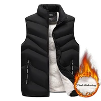 mens vest jacket men new autumn warm sleeveless jackets male winter casual waistcoat vest plus size veste home brand clothing