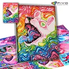 Набор для алмазной вышивки сделай сам, картина из абстрактных страз 5D с изображением собаки, мозаика для домашнего декора