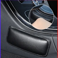 2pcs high quality pu car leg pads soft pad cushion mat for universal seat box padding protective leg soft mats auto accessories