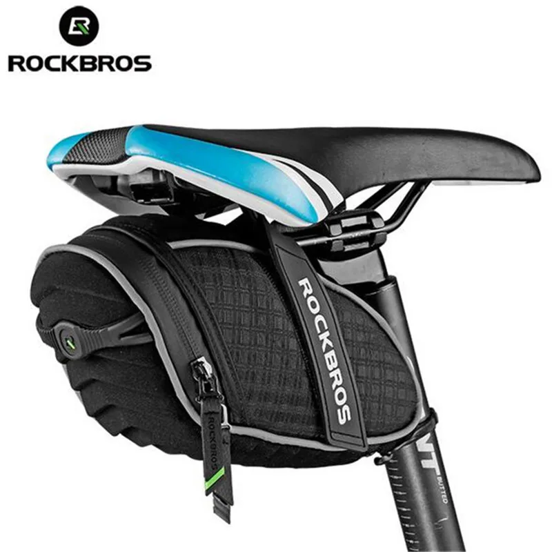 Водонепроницаемая Велосумка ROCKBROS 3D-чехол светоотражающая задняя Сумка на седло