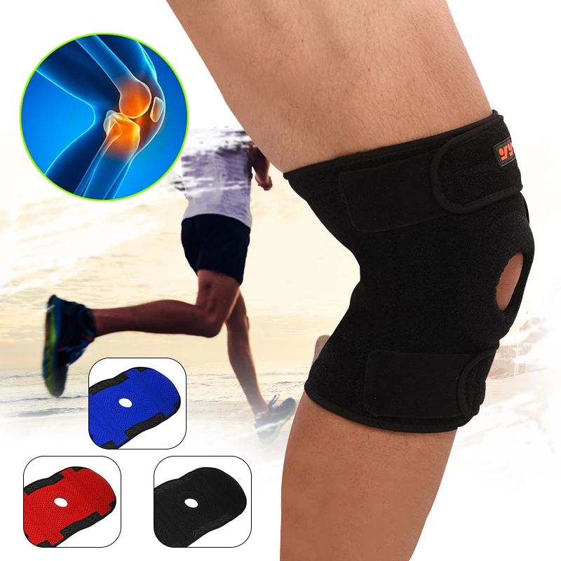 

Регулируемый Спорт коленные защитные рукава скобка силикон Весна наколенники Беговая компрессия колено рукав Поддержка спортивные наколе...