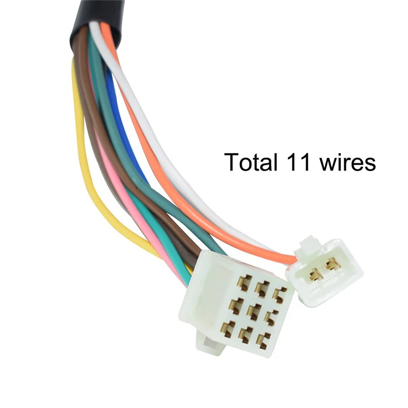 

Multi-Function Motorcycle Black Universal Motor Handlebar Control Handlebar Control ATV Left Switch Turn Signal Bike 7/8"