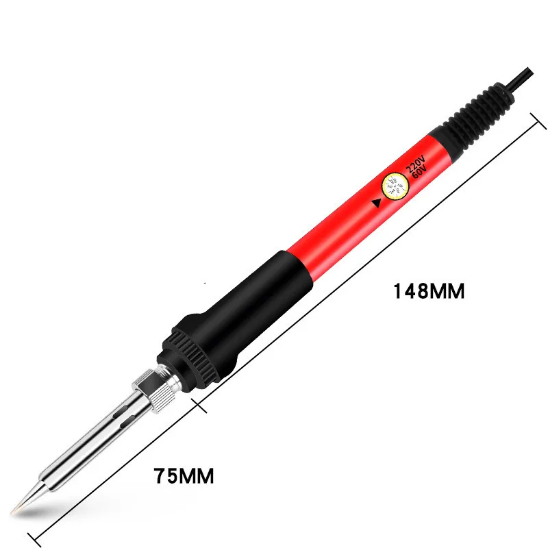 

New Adjustable Temperature Electric Soldering Iron 220V 110V 60W 80W Welding Solder Rework Station Heat Pencil Tips Repair Tool