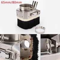 double door 65mm80mm spindle dust shoe cover cleaner cnc router engraving machine woodworking tools cnc dust cover