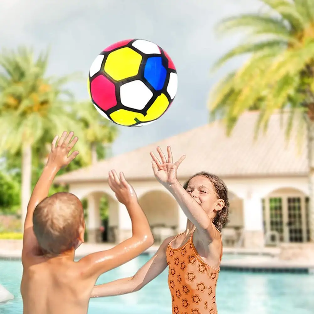

Rainbow PVC Volleyball Ball Indoor Outdoor Garden Summer Volleyball Training Beach Competition Beach Pool Toy Swim Kids K2D4