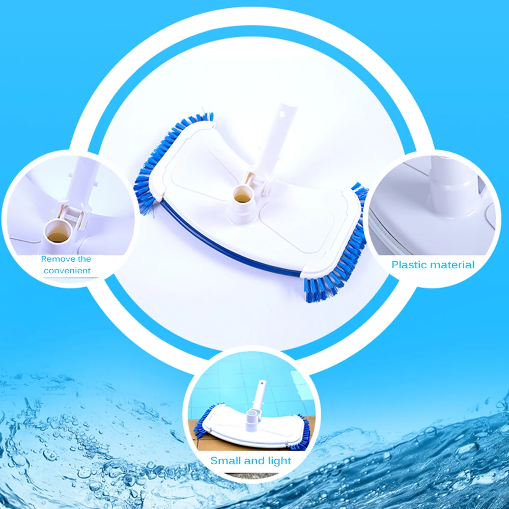 Cleaning Tool Tip Vacuum Brush Pond Fountain ABS Swimming Zooplankton Portable Efficient Pool Accessories Poo | Спорт и развлечения