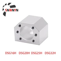 ballscrew nut housing dsg16h dsg20h dsg25h dsg32h fits for sfu1605200525053205 mount bracket cnc parts aluminum alloy bolt