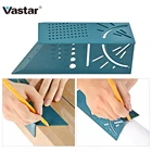 Vastar 2 шт.компл. деревообрабатывающий 3D Угловой измерительный прибор квадратный размер измерительные инструменты метрический угловой линейка; Деревообработка маркировочный инструмент