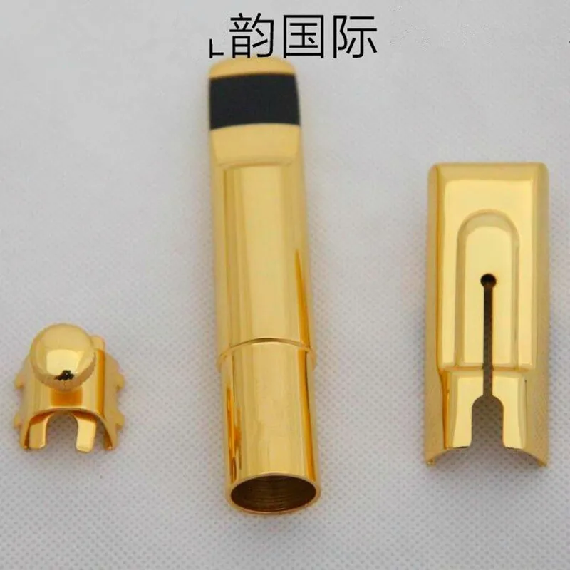 Новый позолоченный 24K металлический мундштук альт саксофон/тенор