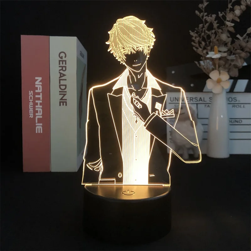 

3D Night Light Bluetooth Control for Bright Base Mobile Game Love and Producer Victor Projector Touch Sensor Color Changing