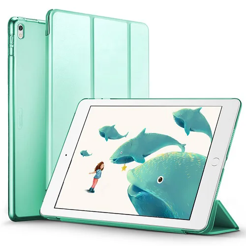 ESR Yippee цветной Чехол для iPad Pro 10," из искусственной кожи прозрачный Ультратонкий чехол-светильник для задней панели - Цвет: Mint Green