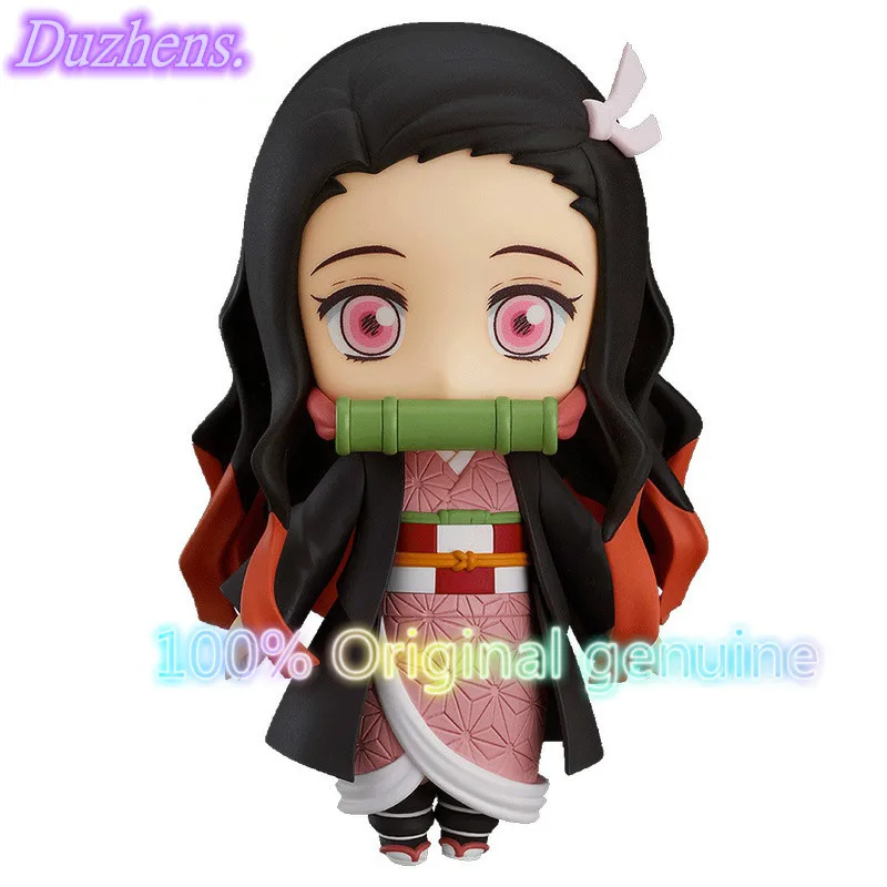 

100% Original genuine Demon Slayer Kamado Nezuko Q version figma PVC Action Figure Anime Figure Model Toys Figure Doll Gift