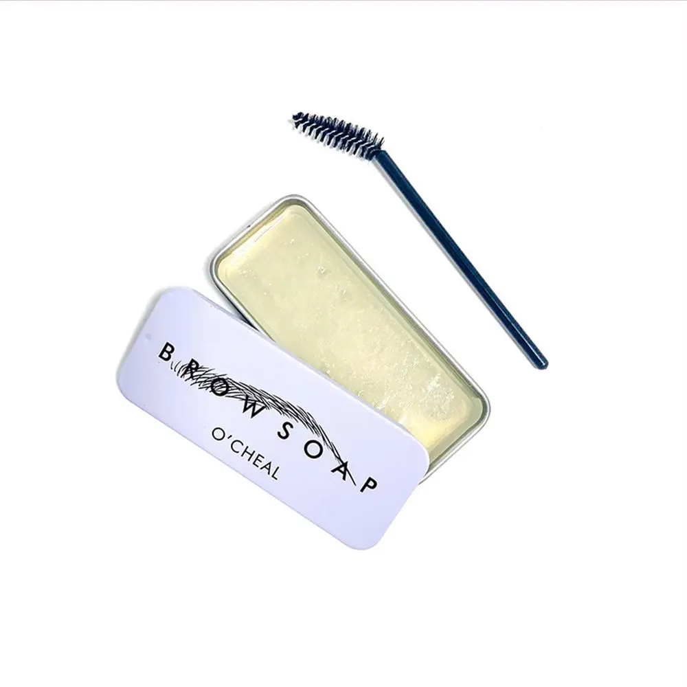 

Eyebrow Soap Wax Fluffy Feathery Eyebrows Pomade Gel Brows Wax Sculpt Waterproof Long-Lasting Styling Cream Brow Sculpt