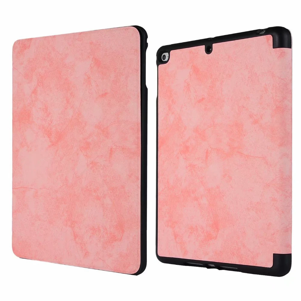 Для iPad 9,7 дюймов Pro 9,7 чехол с карандашом держатель трехстворчатая подставка задняя крышка для iPad 5 6 Air 1 2 Smart Funda HY006