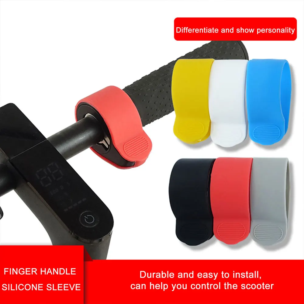 

Handlebar Silicone Sleeve Thumb Throttle Accelerator Protective Case Fixing Sleeve For M365/1s/PRO/MAX G30 Scooter Accessories
