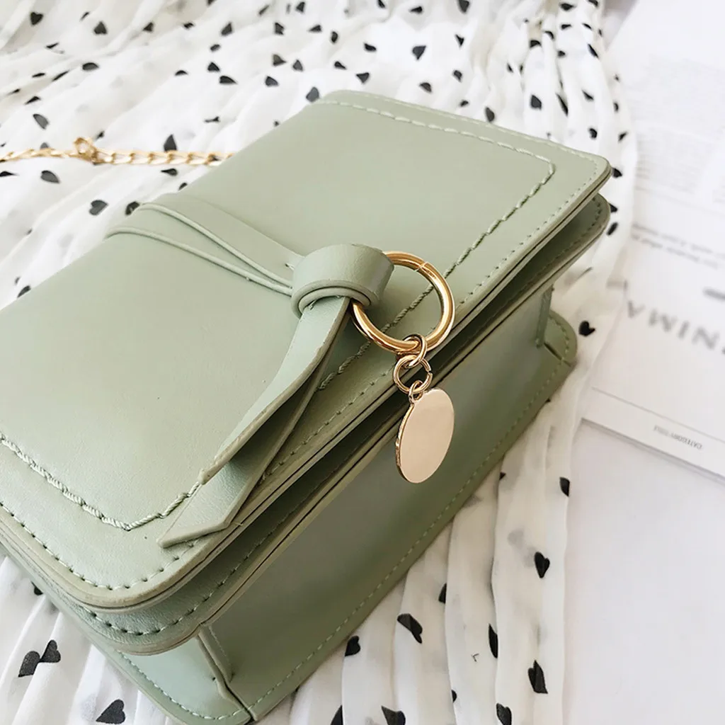 Женская Роскошная сумка-мессенджер из натуральной кожи 2019 однотонная кожаная