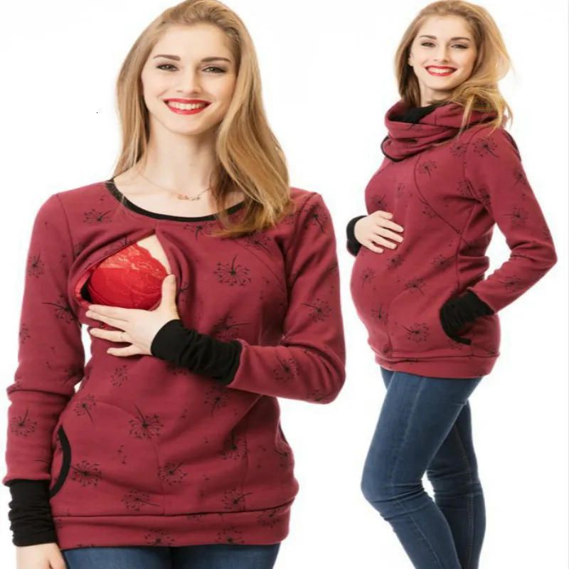 Футболка для беременных женщин бюстгальтер грудного вскармливания зимний топ с